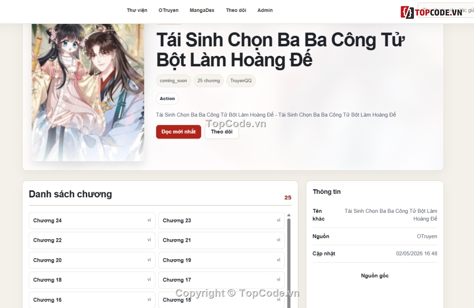 web truyện,truyện tranh,web đọc truyện